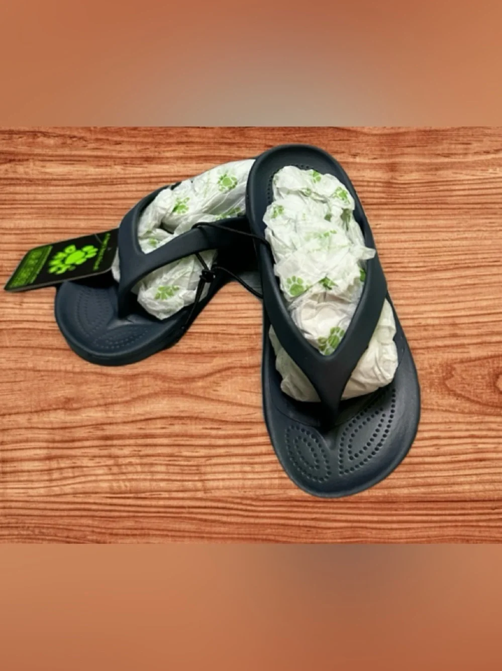 Dawgs Kids Navy Blue Flip Flop Sandals size 1
